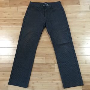 Pinstriped Mexx Pants Sz 33 Lightweight Jean Feel